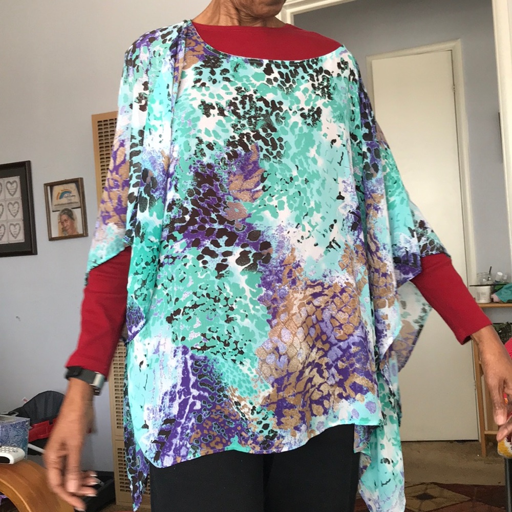100% polyester tunic